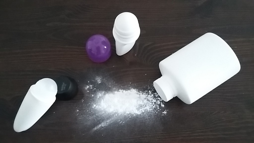 Les sels d'aluminium dans les déodorants, antitranspirants